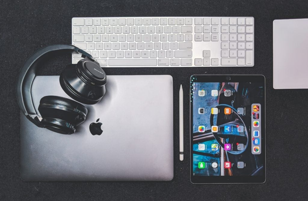 Family Travel Necessities
ipad, laptop, headphones, and keyboard