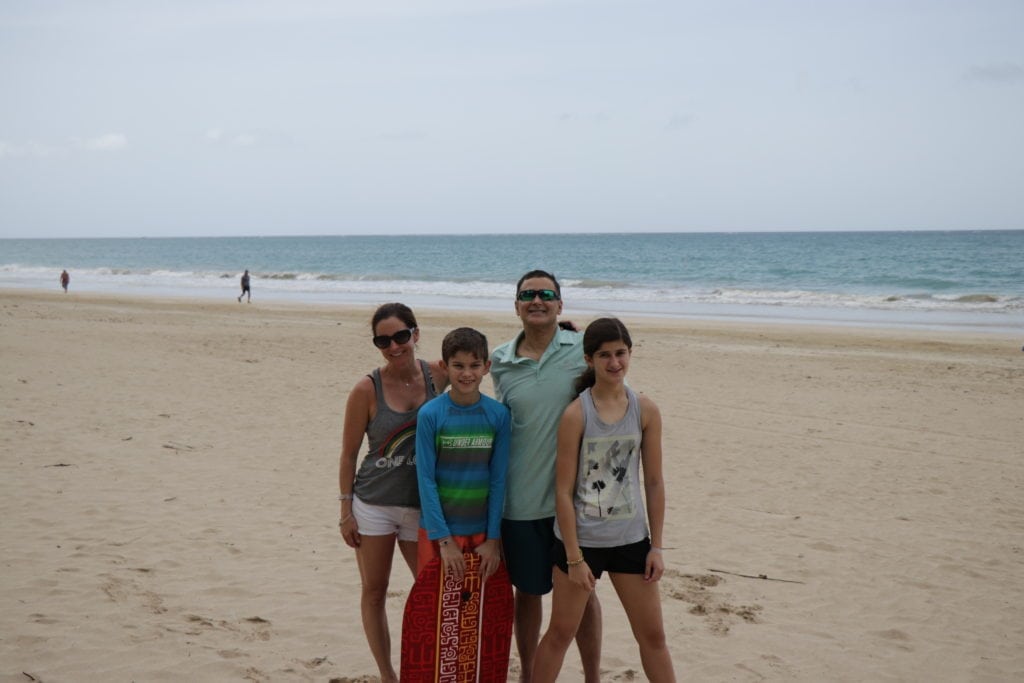 Things to Do In Puerto Rico.  
Family Beach Day Picture